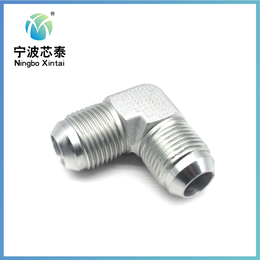 China Factory High Quality Dealer Price Hydraulic Hose 90 Degree Elbow Straight Jic and Fittings Stainless Steel Cross Adapters Connector Fitting