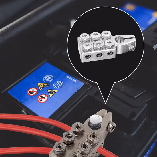 4AWG up to 4/0 AWG 12way Car Battery Terminal Block 12VDC